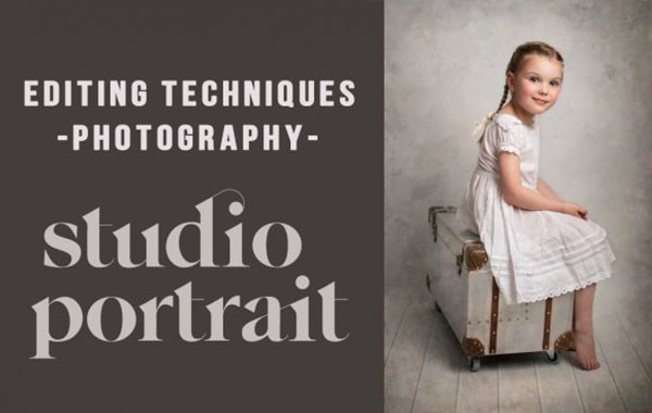 影棚工作室内人像摄影照片后期编辑技巧-Studio Portrait Editing Techniques – Photography with Ania Krzymowska