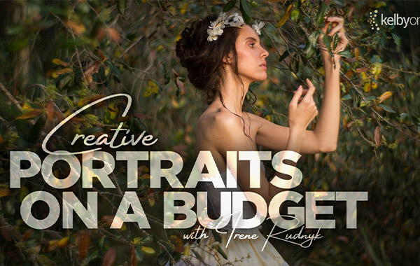 创意自然光人像摄影视频教程-Creative Portraits on a Budget with Irene Rudnyk