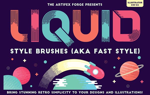 液体笔刷-Liquid Style Brushes