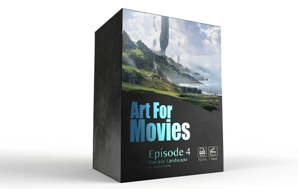 风景摄影-拍摄史诗般风景照片视频教程-Art For Movies – Episode 4 Fantasy Landscape By Jonathan Berube
