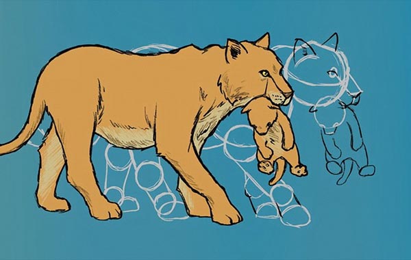 Drawing Big Cats by  Jerry Joe Seltzer