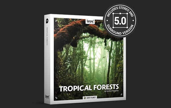 大自然南美洲热带雨林虫鸣鸟叫等环境背景音效-TROPICAL FORESTS – BOOM Library