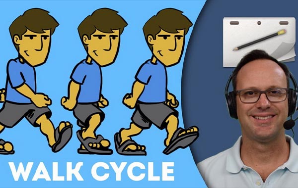 初学者动画步行周期(粗糙的动画师)-Animated Walk Cycles for Beginners (Rough Animator) with Patrick Davidson