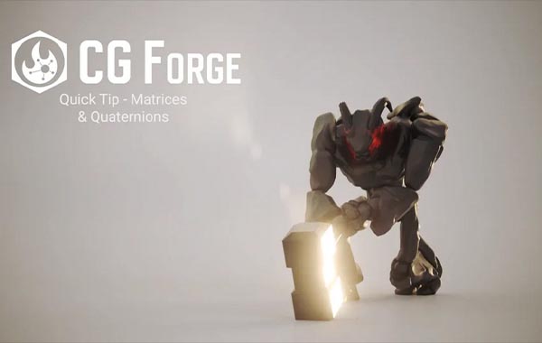 Houdini Vex编程编程建模视频教程 -Cgforge Quaternions and Matrices by Tyler Bay