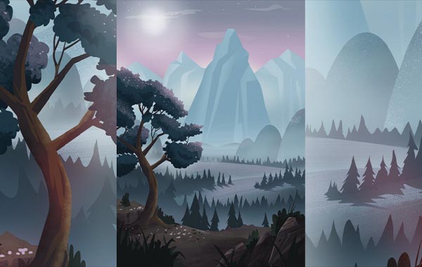 创建动画的风格化景观视频教程-Create Stylized Landscapes for Animation with Siobhan Twomey