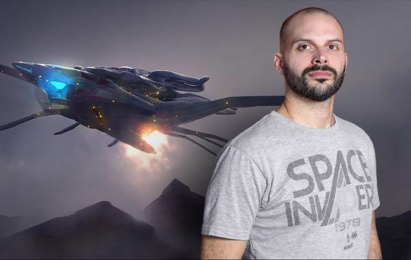 未来派科幻飞船飞行器建模设计制作视频教程-Design and Modeling of a 3D Sci-Fi Ship by Juan Novelletto
