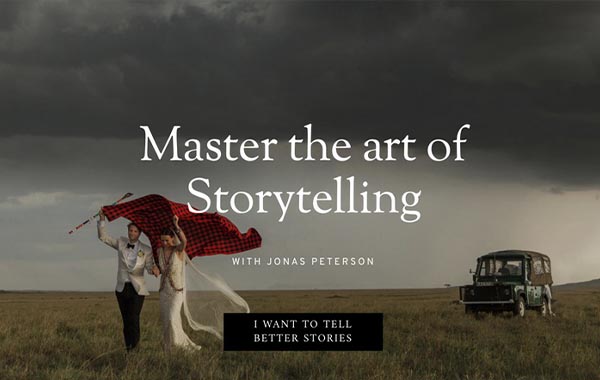 掌握讲故事的艺术-Master the art of Storytelling with Jonas Peterson