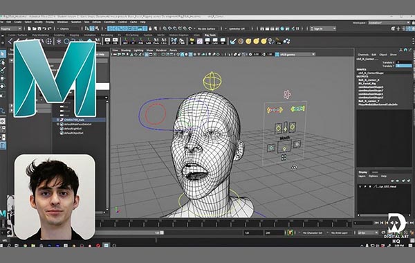 Maya 2020面部绑定动画学习视频教程-Facial Rigging 101 – Maya 2020