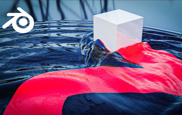 Blender 2.9中的动态图形完全指南-Complete Guide to Dynamic Paint in Blender 2.9 with Stephen Pearson
