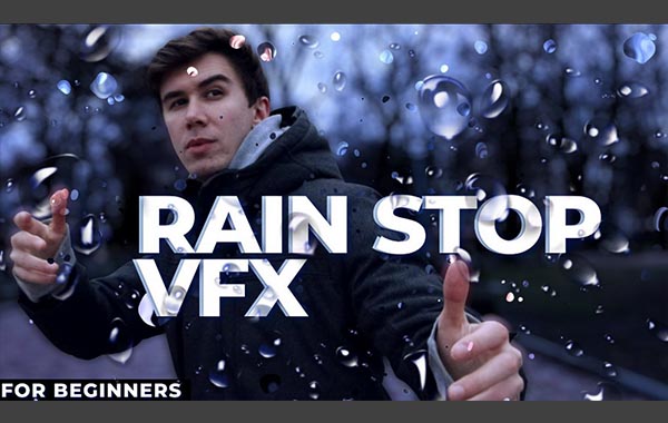 新手入门雨滴停止特效AE视频教程-Rain Stop VFX for Beginners to After Effects with M Jake