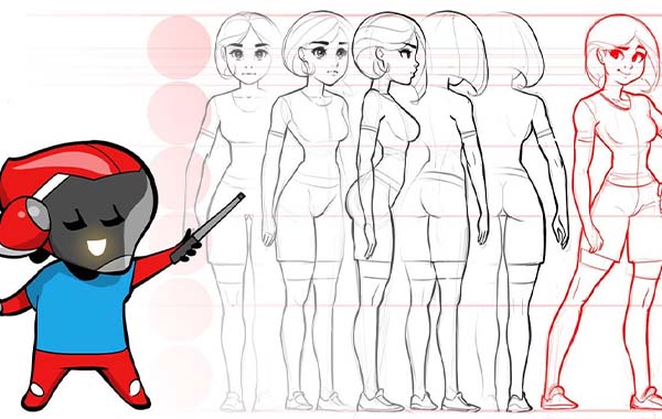 Draw a Character Turnaround with Sykosan