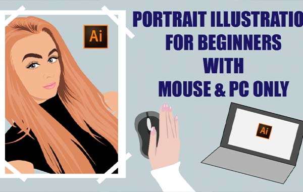 How to Draw Portrait in Adobe Illustrator for Beginners with Anastasija Vasiljeva
