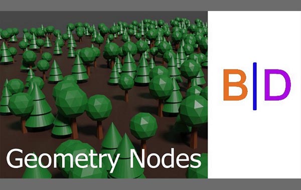 Blender几何节点建模过程视频教程-Procedural Modelling In Blender With Geometry Nodes by Joe Baily