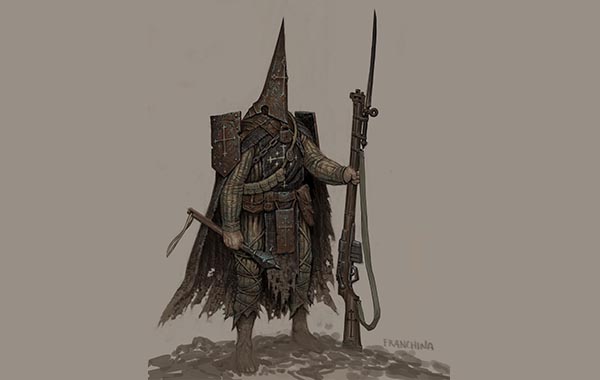 战壕朝圣者 – 迈克·弗兰奇娜的角色设计插画教程-Trench Pilgrim – Narrative Design by Mike Franchina