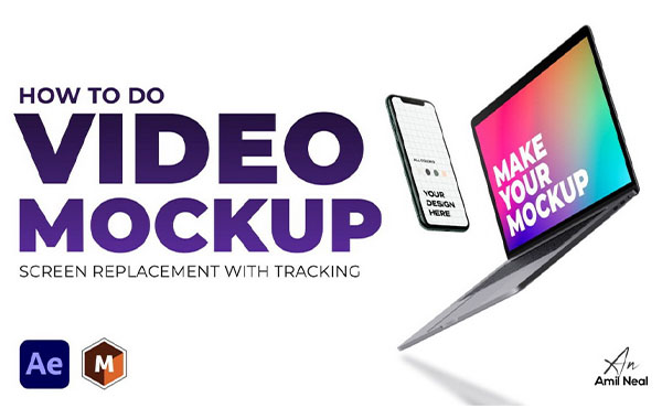带跟踪功能的视频模拟屏幕替换:Adobe After Effects Mocha-Video Mock Up Screen Replacement with Tracking: Adobe After Effects Mocha by Amil Neal