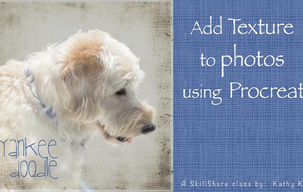 使用Procreate将纹理添加到照片-Add Textures to Photos using Procreate with Kathy Klitz