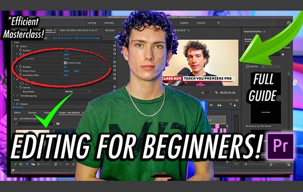 How To Edit Videos in Adobe Premiere Pro 2021 as a BEGINNER (Short Video Editing Masterclass 2021) with Millennial Creatives