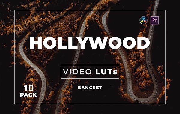 Bangset Hollywood Pack 10 Video LUTs