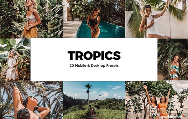 20 Tropics Lightroom Presets & LUTs