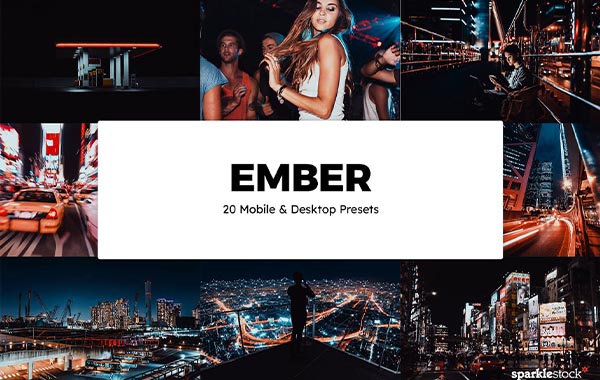 20 Ember Lightroom Presets & LUTs