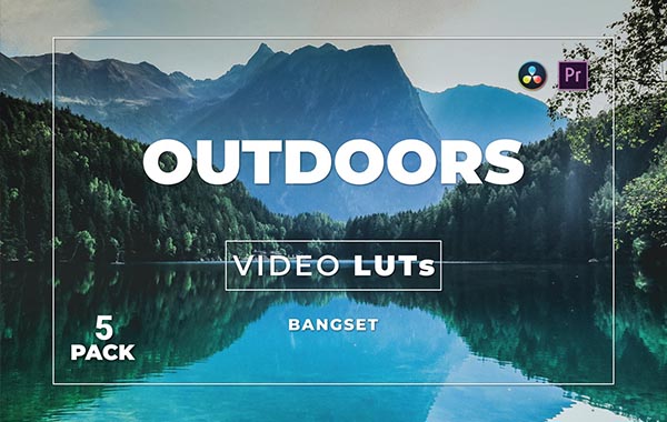 Bangset Outdoors Pack 5 Video LUTs