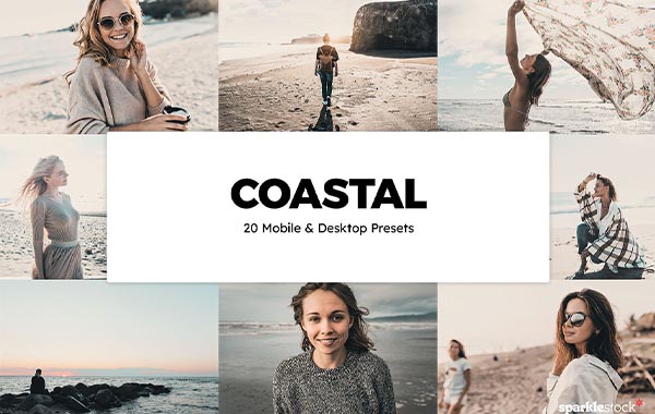 20 Coastal Lightroom Presets & LUTs