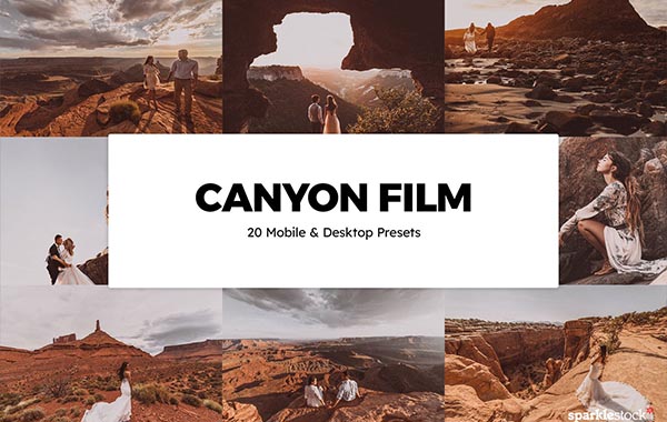 20 Canyon Film Lightroom Presets & LUTs