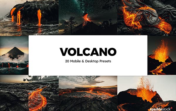 20 个 Volcano Lightroom 预设和 LUT