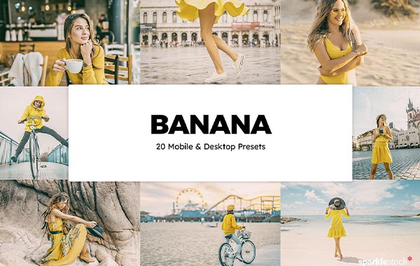 20 个 Banana Lightroom 预设和 LUT