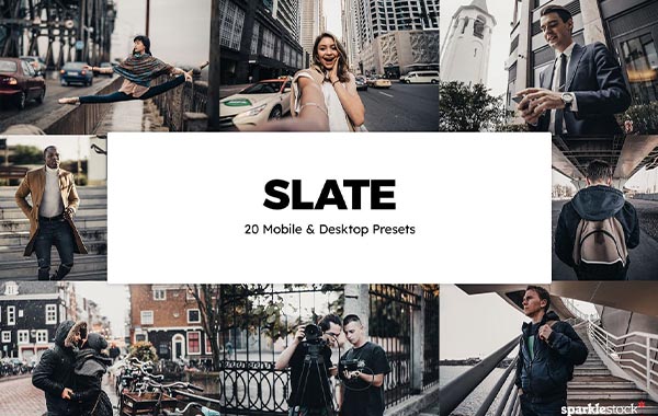 20 Slate Lightroom Presets und LUTs