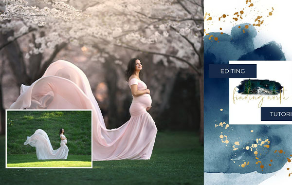 Floral Maternity Compositing Edit Tutorial by Lindsey Gutierrez