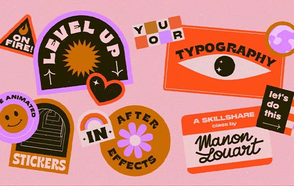 Level Up Your Typography: Creating Animated Stickers in After Effects with Manon Louart