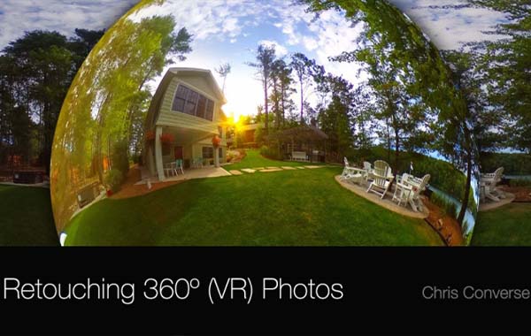 Retouching VR Images (360 Photos) with Photoshop and After Effects with Chris Converse