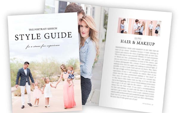 Portrait Session Style Guide Package by Amy & Jordan