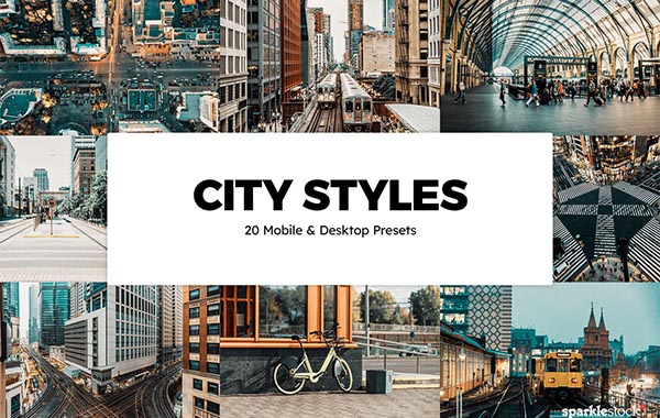 20 City Styles Lightroom Presets & LUTs