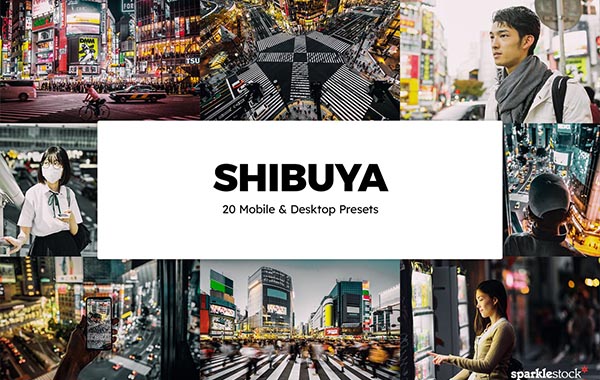 20 Shibuya Lightroom Presets & LUTs