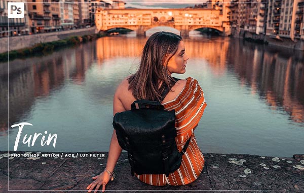 08 Turin Photoshop Action, ACR LUT