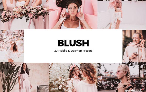 20 Blush Lightroom Presets & LUTs