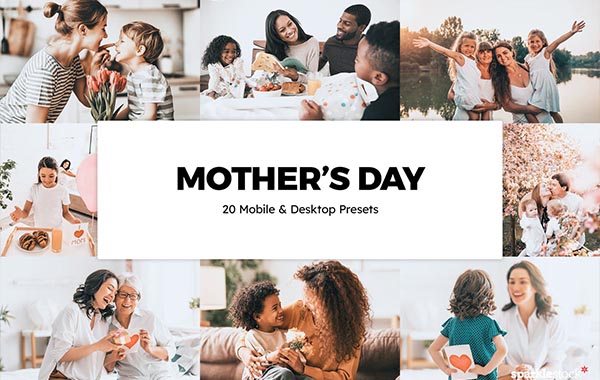 20 Muttertags-Lightroom Presets & LUTs