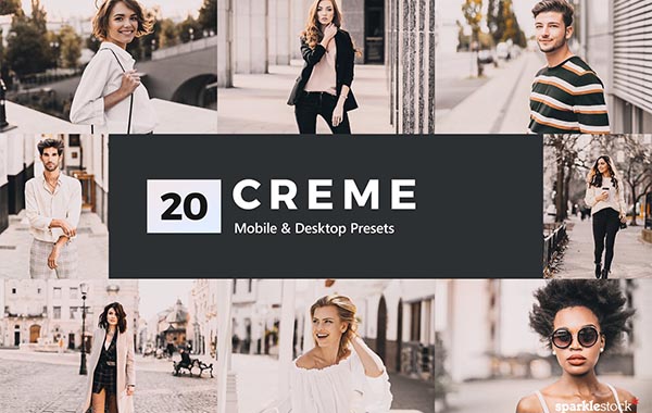 20 Creme Lightroom Presets & LUTs