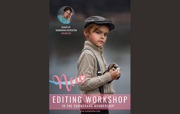 Boy by The Water Editing Workshop by Evelina Eve