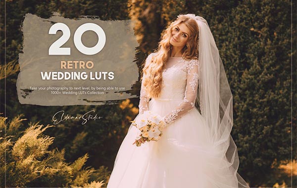 20 Retro Wedding LUTs Pack