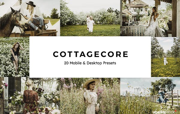 20 Cottagecore Lightroom Presets