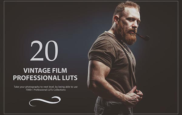 20 Vintage-Film-LUTS-Paket
