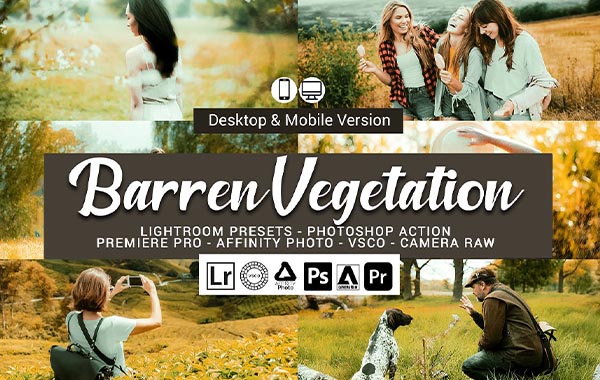 Barren Vegetation Lightroom Presets