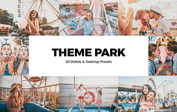 20 Theme Park Lightroom Presets LUTs