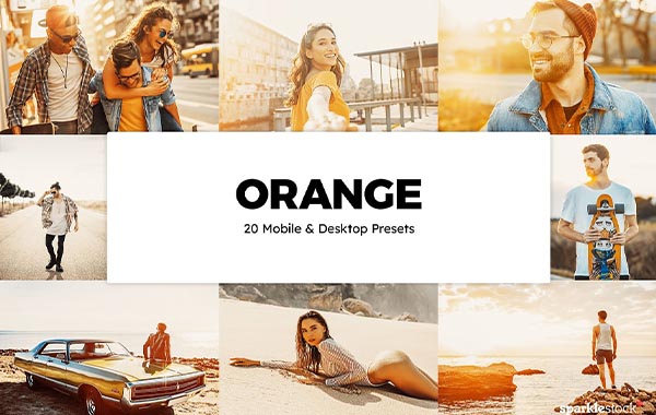 20 Orange Lightroom Presets & LUTs