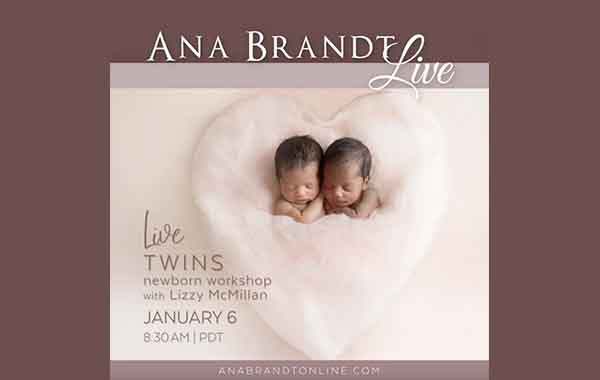 Twin Live Newborn Workshop Video with Lizzy McMillan