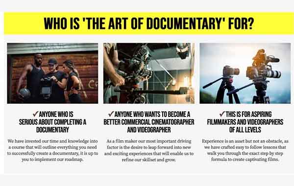 The Art Of Documentary by Mark Bone