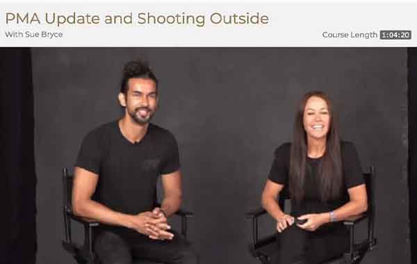 PMA Update and Shooting Outside with Sue Bryce
